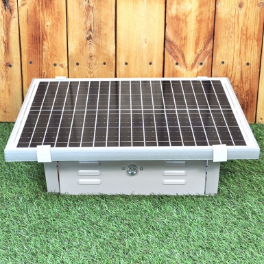 Ультразвуковой и биоакустический отпугиватель птиц "SITITEK X-1000" с 4 внешними динамиками и солнечной панелью