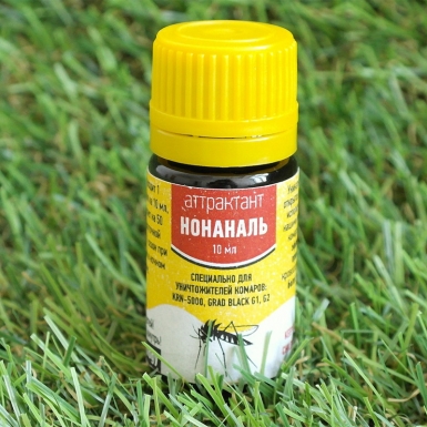 Жидкая приманка-аттрактант "Нонаналь" для уничтожителей комаров GRAD BLACK